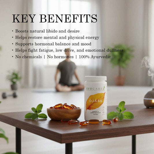 OJĀSS Ayurvedic Energy & Libido Booster for Men – Natural Stamina & Vitality Support