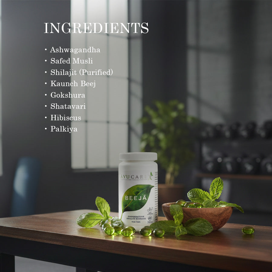 BEEJĀ – Reproductive Vitality Support for Men – Ayurvedic Sexual Health & Energy