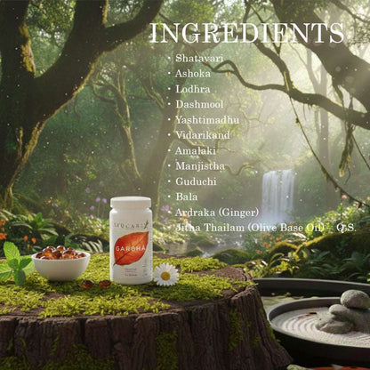 GARBHA Fertility Support for Women – Ayurvedic Hormonal Balance & Conception Wellness